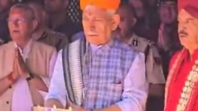 LG Sinha visits Kheer Bhawani temple in Ganderbal; paid obeisance, reviewed arrangements for Jyestha Ashtami