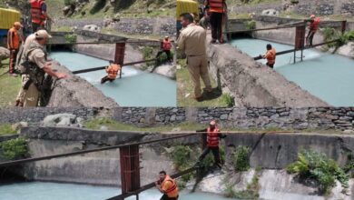 Female body recovered from power canal in Kangan; search underway for another man feared drowned