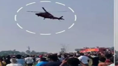 बिहार में उड़ान के बाद कुछ देर हवा में स्थिर रहा मुख्यमंत्री का हेलिकॉप्टर, हाजीपुर स्टेडियम में मची अफरातफरी